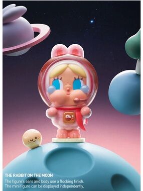 Pop Mart Crybaby Crying To The Moon Series Confirmed Rabbit On The Moon Figure